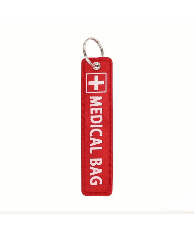 Medical Bag Embroidered Tag