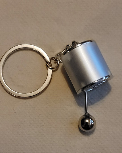 Gear Shift Charm (Silver)