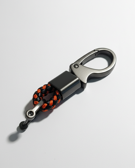 Short Fob Clip (Red/Black)