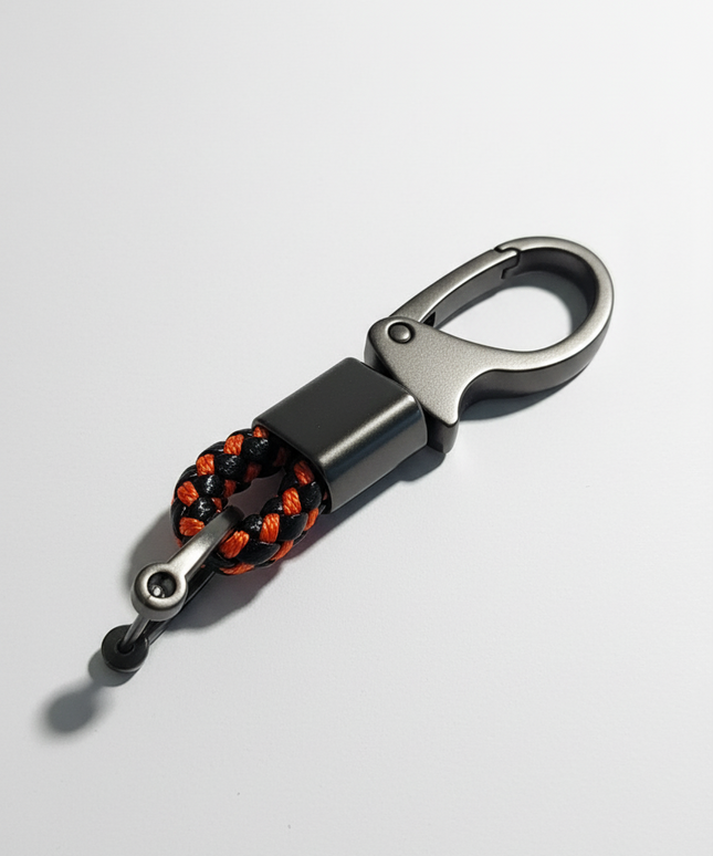 Short Fob Clip (Red/Black)