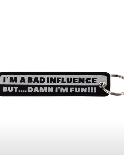 Bad Influence Embroidered Tag
