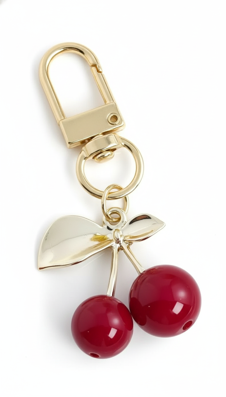 Cherries w/Gold Charm