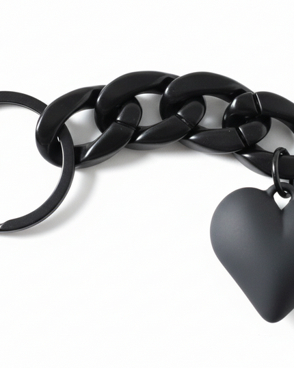 Velvet Heart Charm (Black)
