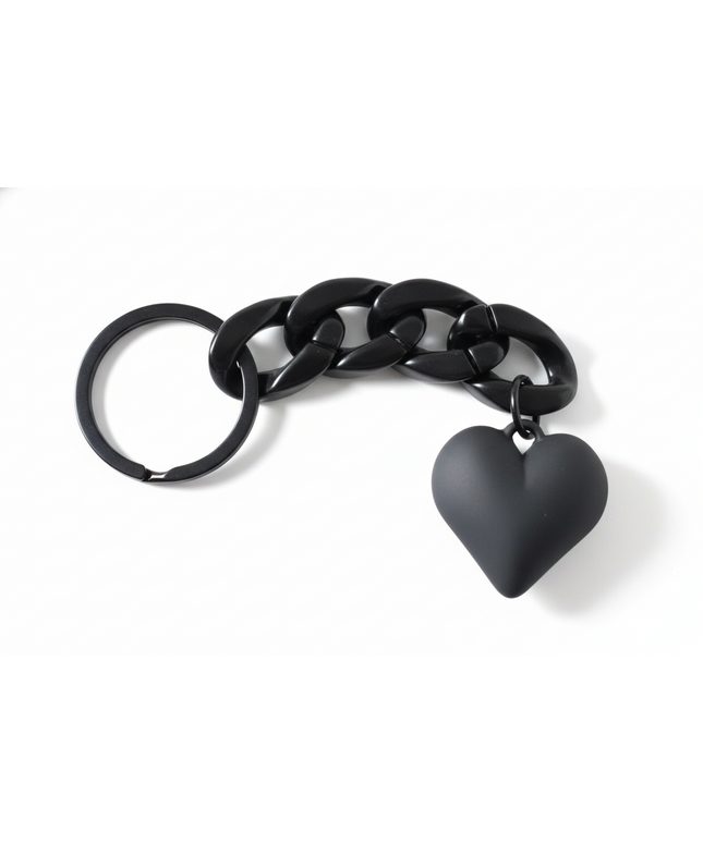 Velvet Heart Charm (Black)