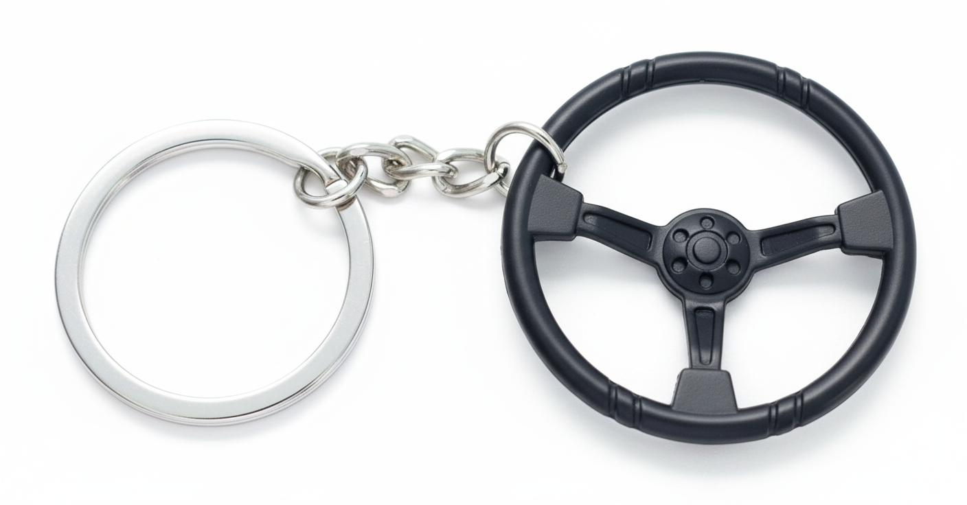 Steering Wheel Charm (Black)