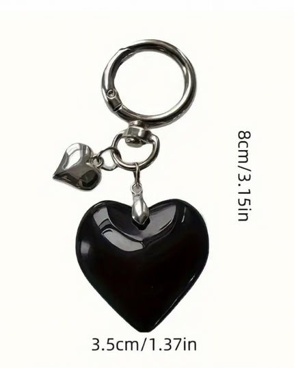 Black Heart Charm 1