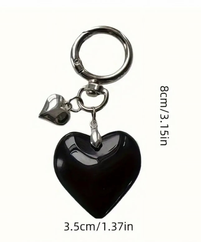 Black Heart Charm 1