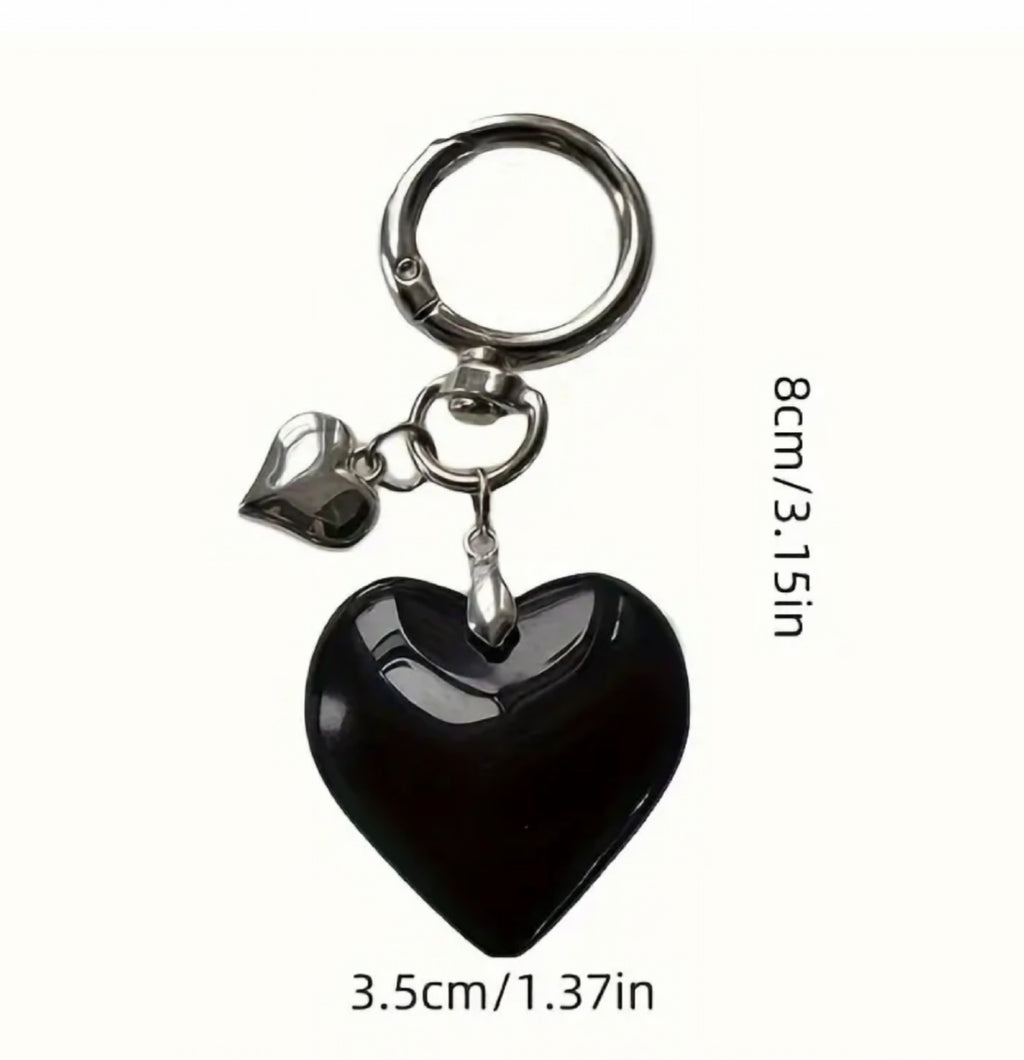 Black Heart Charm 1