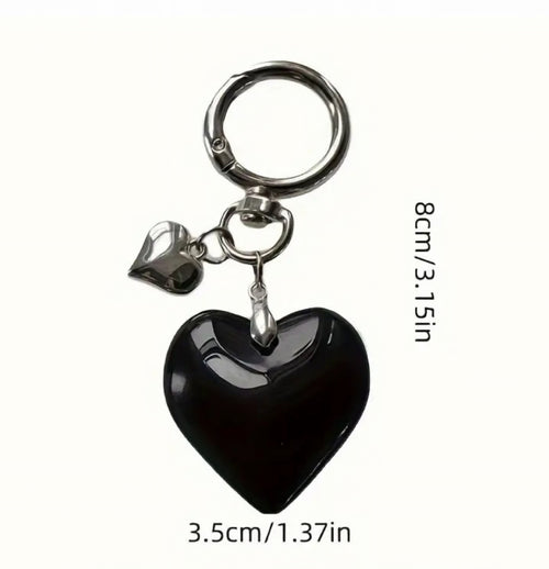 Black Heart Charm 1