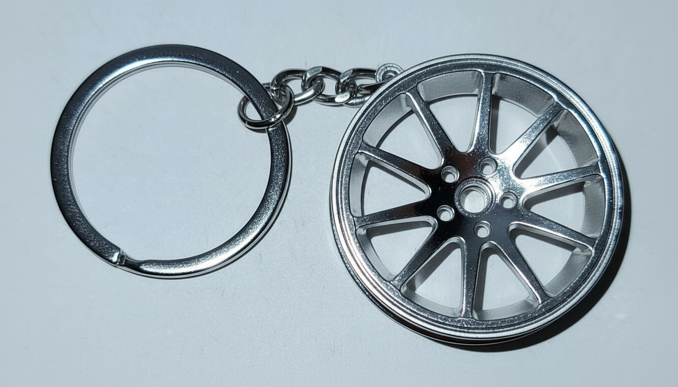 Wheel Charm 3 (Silver)