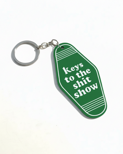 Keys to the Sh*t Show Tag (Green)