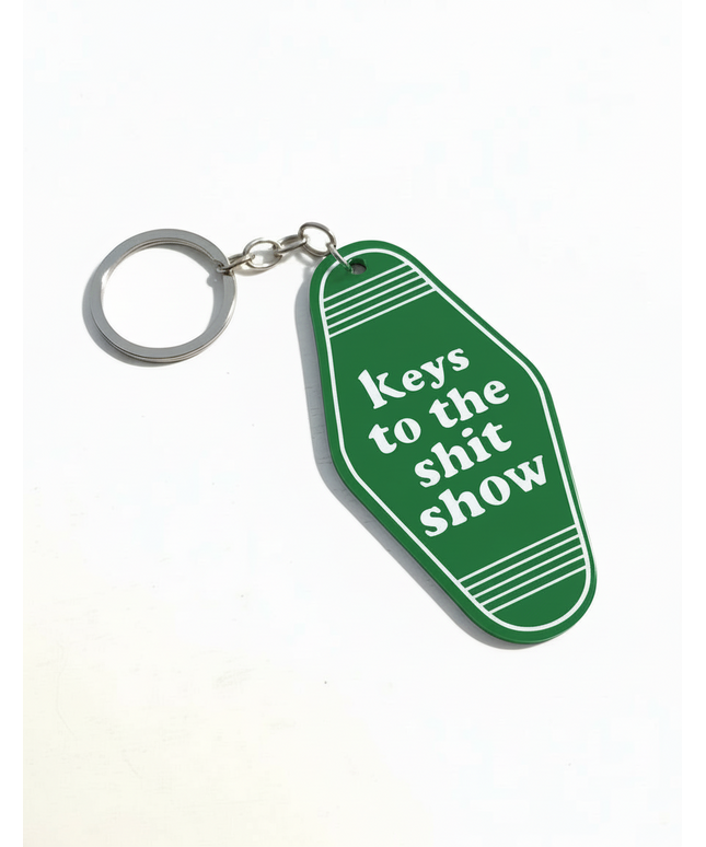 Keys to the Sh*t Show Tag (Green)