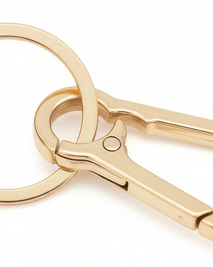 Carabiner with Ring (GLD)