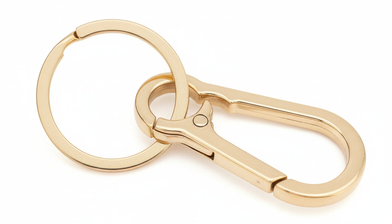 Carabiner with Ring (GLD)