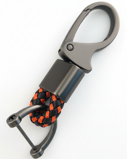 Short Fob Clip (Red/Black)