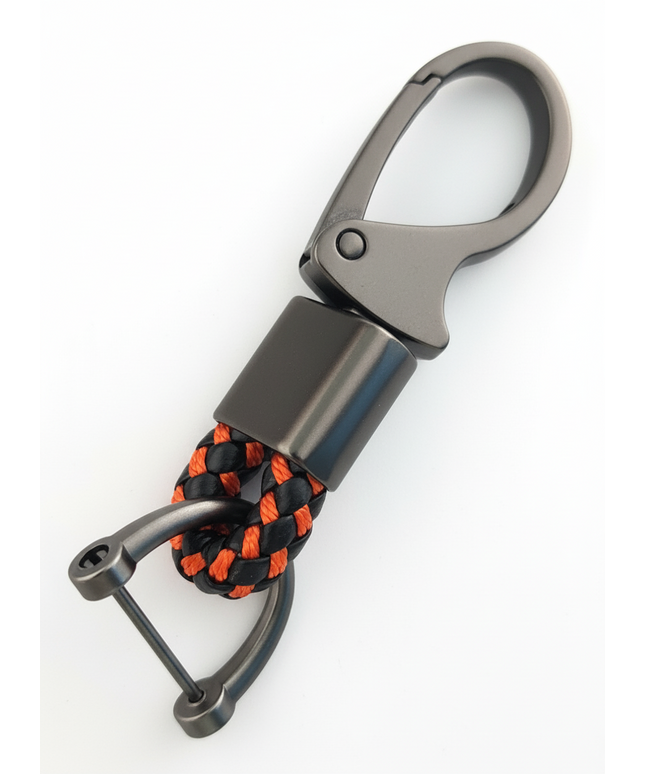 Short Fob Clip (Red/Black)