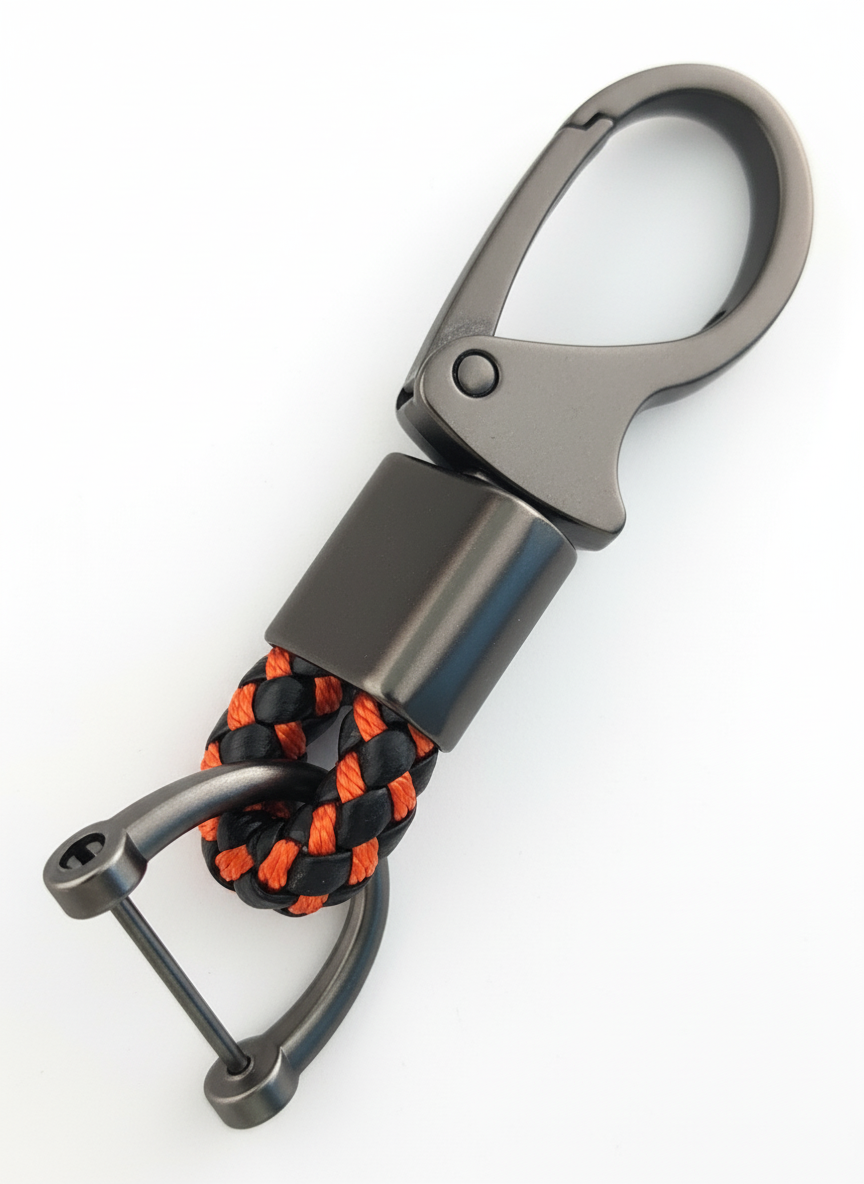 Short Fob Clip (Red/Black)