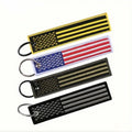 American Flag Embroidered Tag