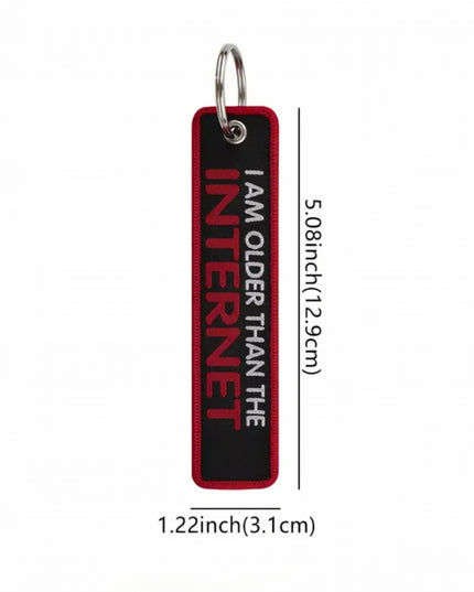 I'm Older Than The Internet Embroidered Tag