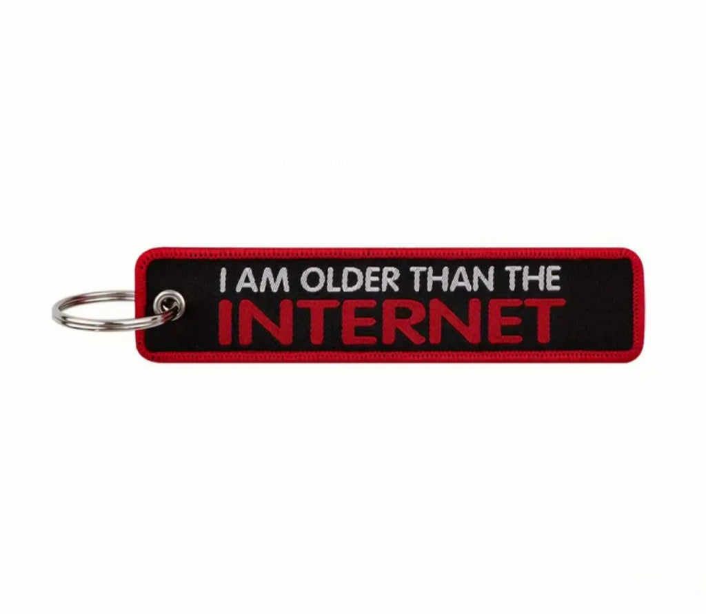 I'm Older Than The Internet Embroidered Tag