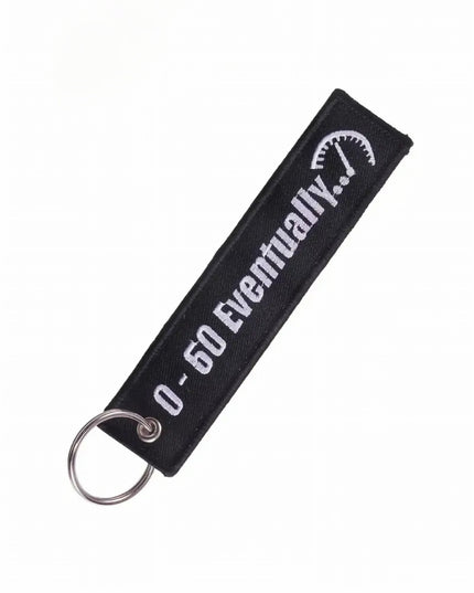 0 To 60 Eventually Embroidered Tag