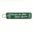 Keys To The Shit Show Embroidered Tag
