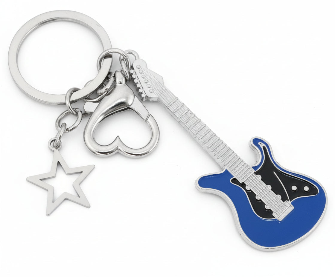 Guitar Charm (Blue)