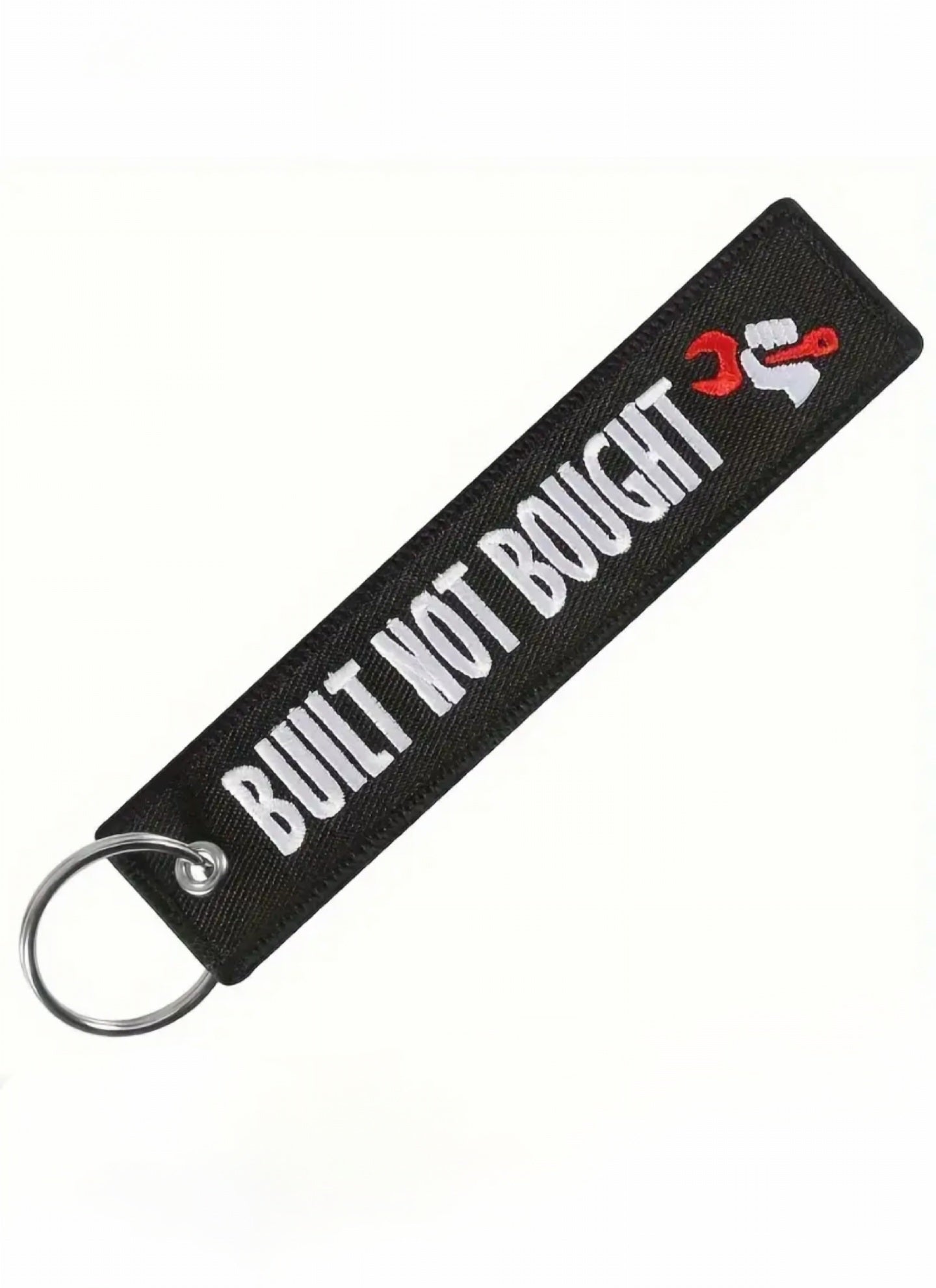 Built Not Bought Embroidered Tag