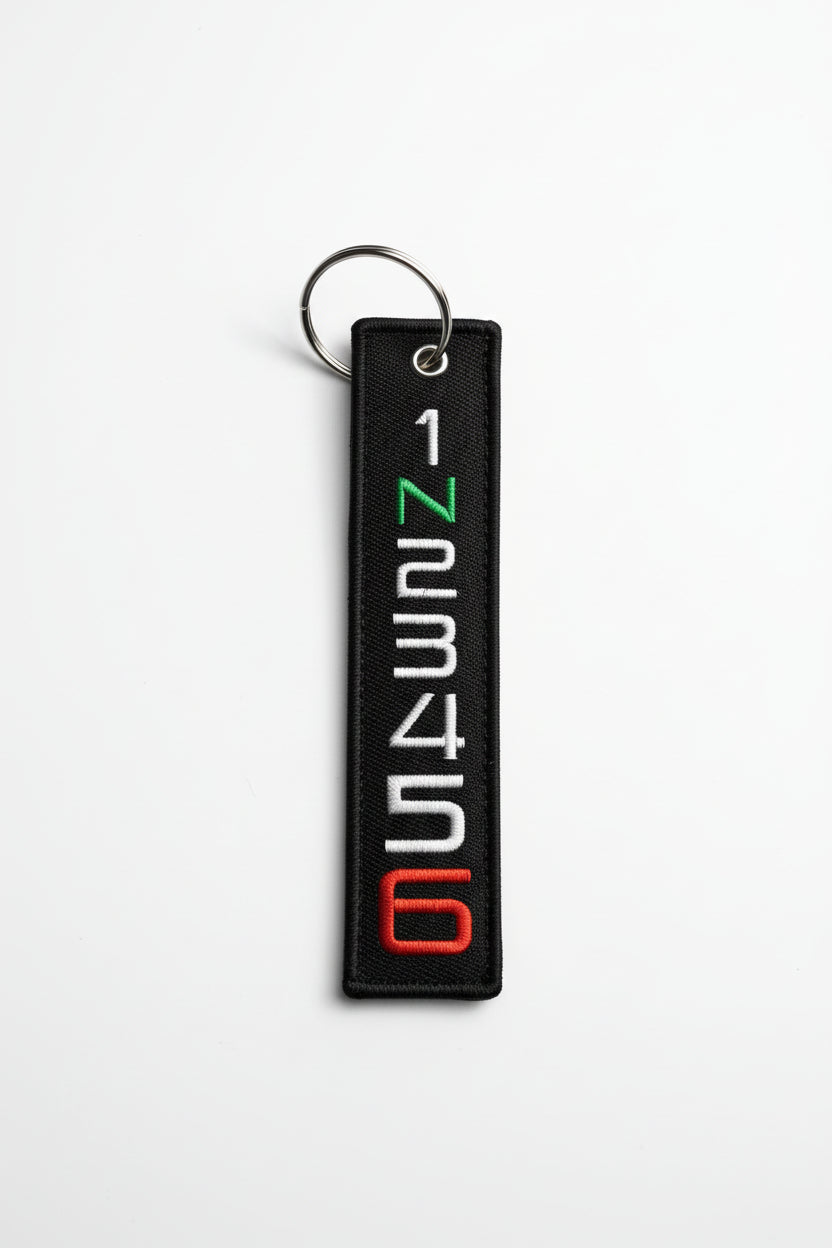 Moto Gears Embroidered Tag