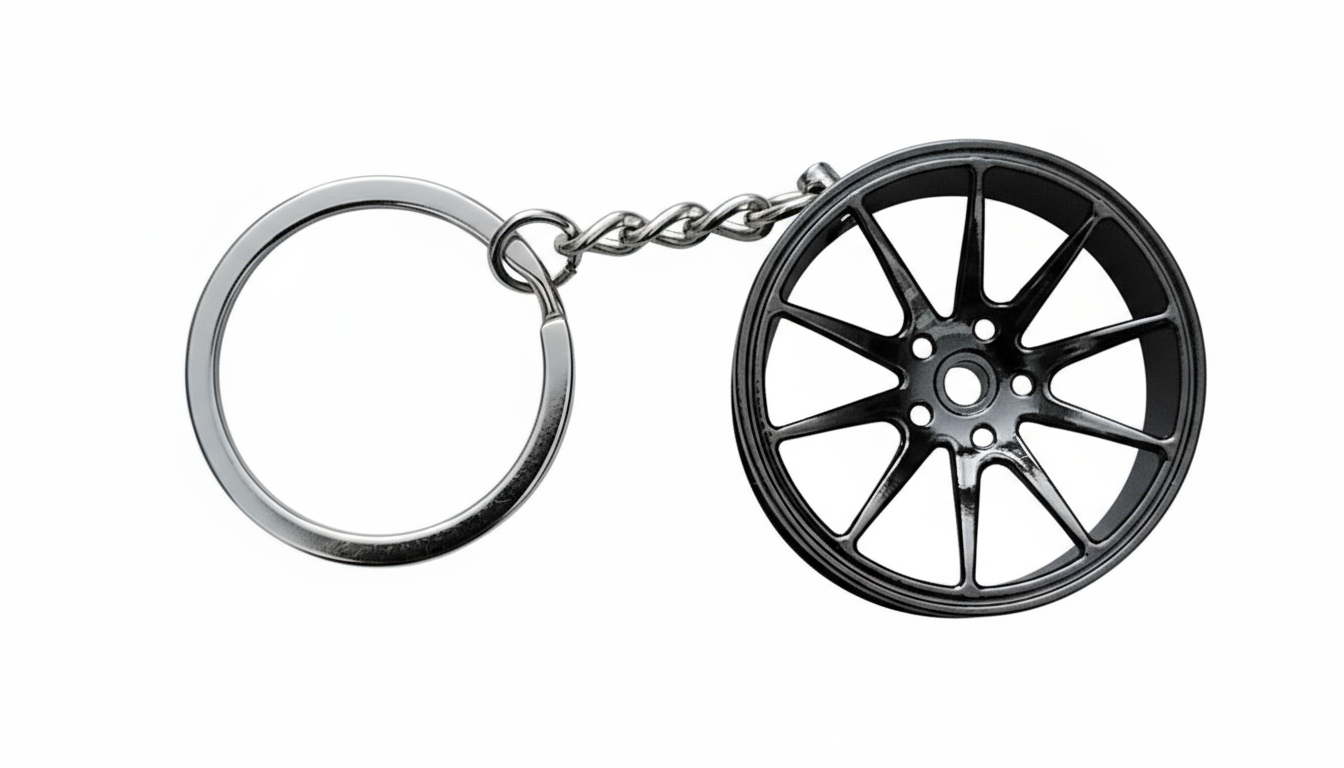 Wheel Charm 3 (Black)