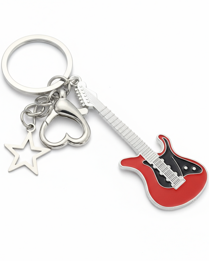 Guitar Charm (Red)