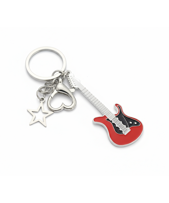 Guitar Charm (Red)