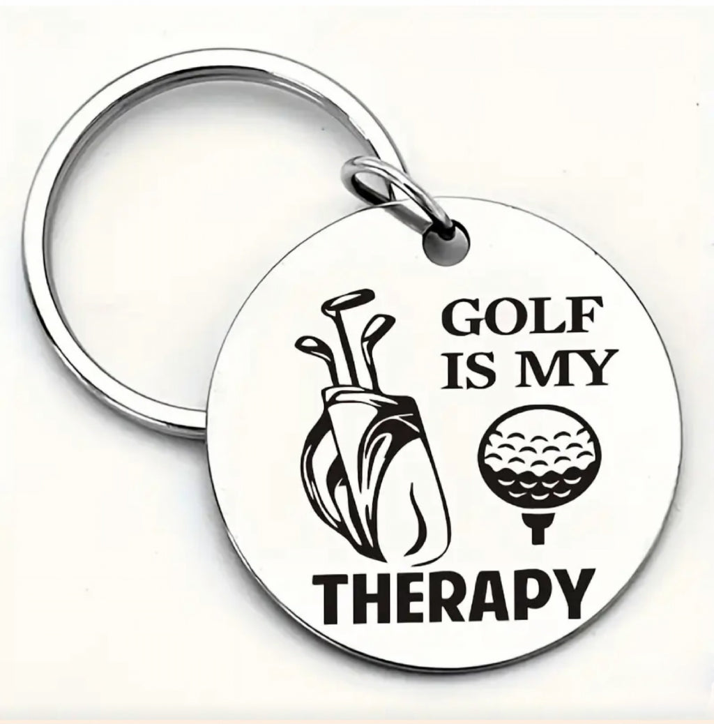 Golf Is My Therapy Tag R