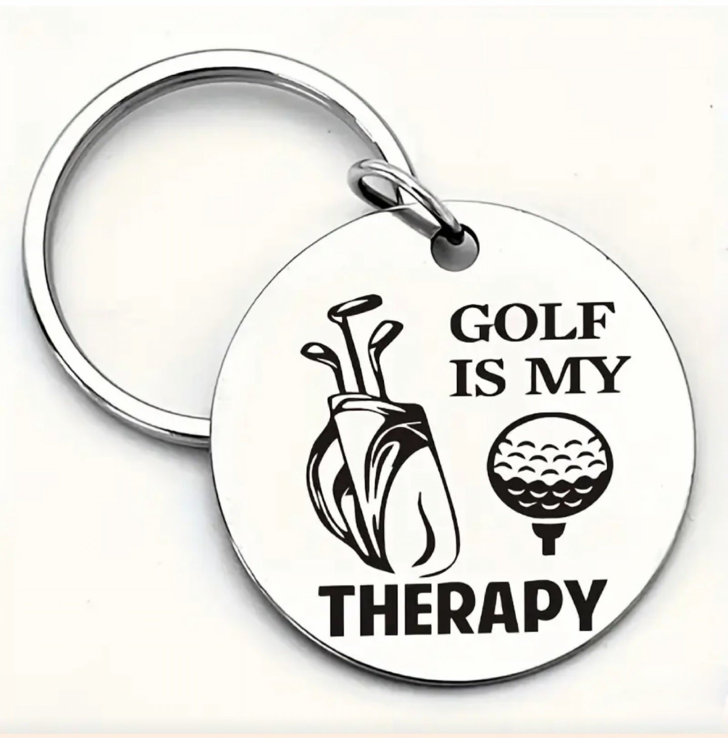 Golf Is My Therapy Tag R