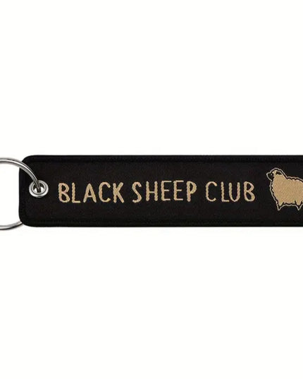 Black Sheep Club Embroidered Tag