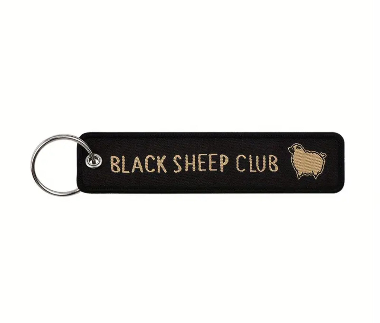 Black Sheep Club Embroidered Tag