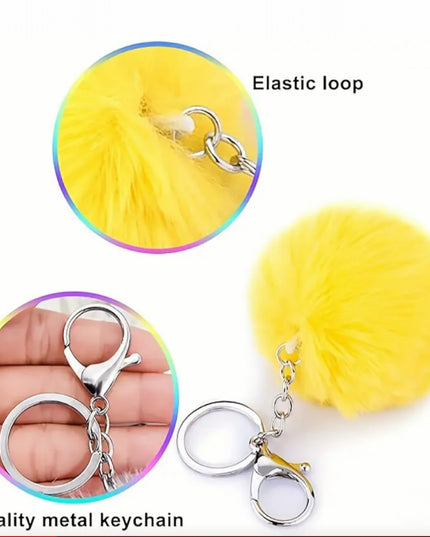 Pom Pom Bag Charm