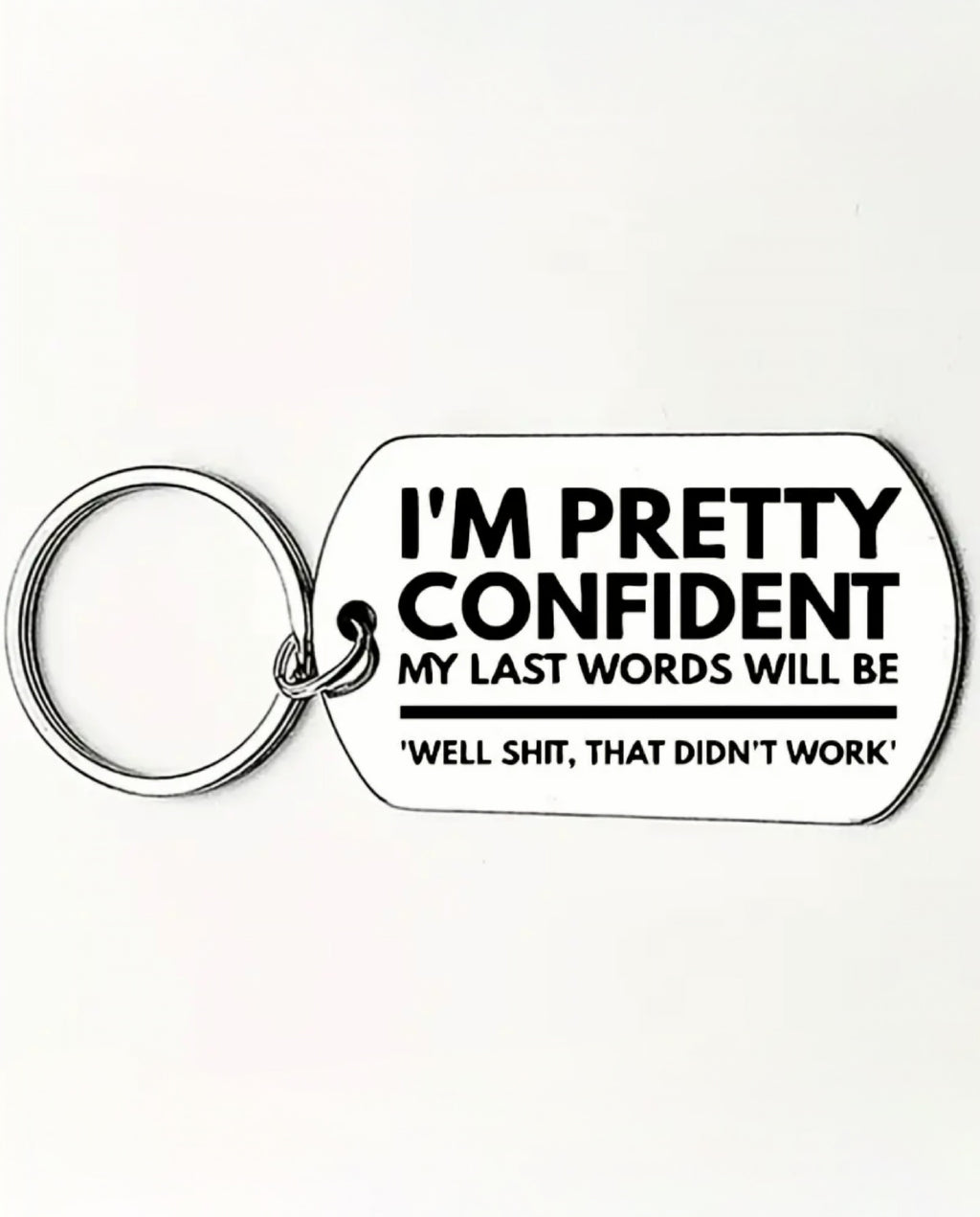 I'm Pretty Confident Last Words Tag
