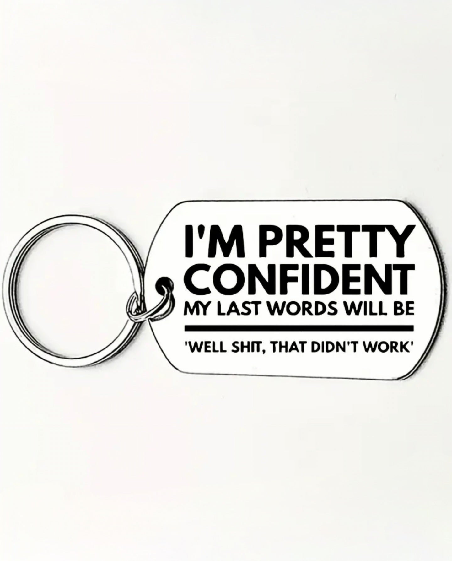 I'm Pretty Confident Last Words Tag