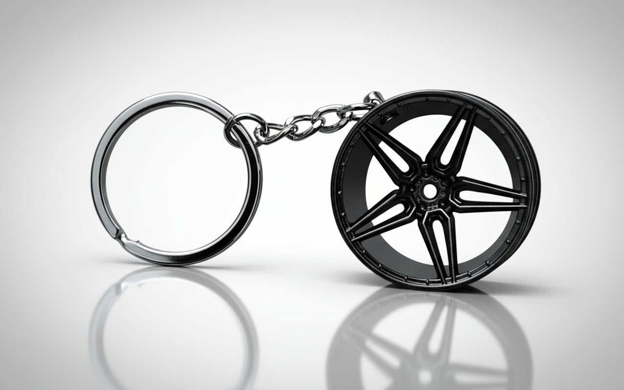 Wheel Charm 4 (Black)
