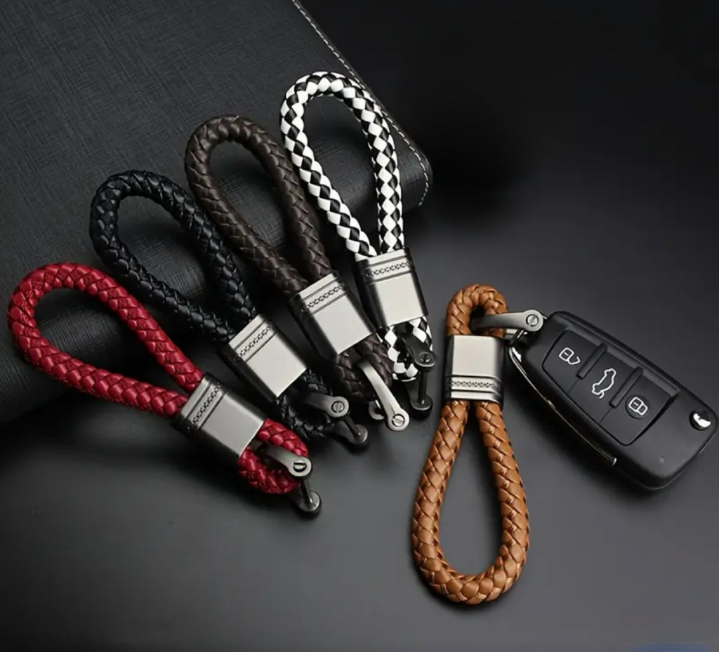 Braided Loop Fob Clip (Red)