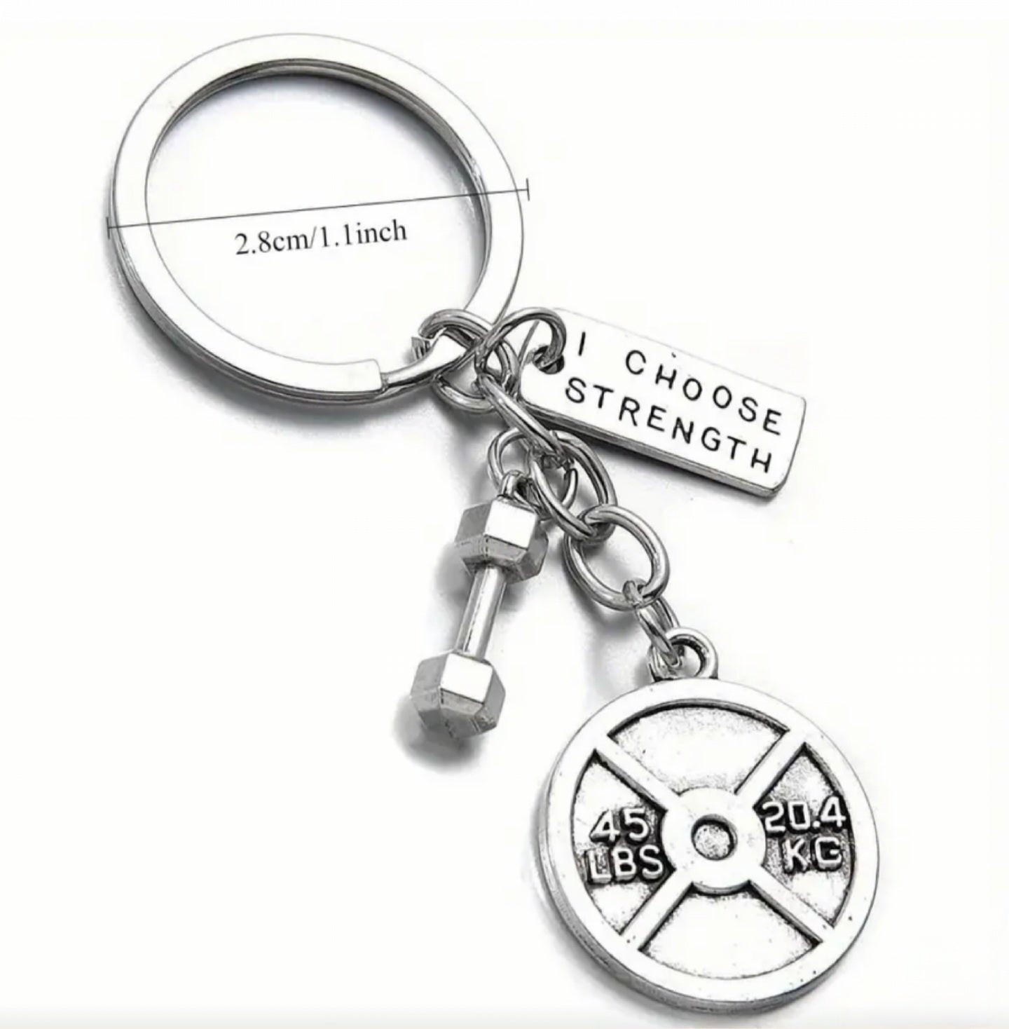 I Choose Strength Charm
