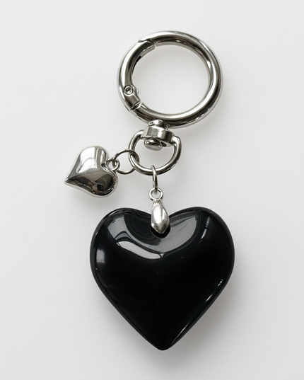 Black Heart Charm 1