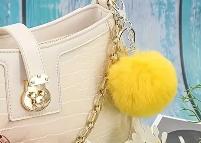 Pom Pom Bag Charm