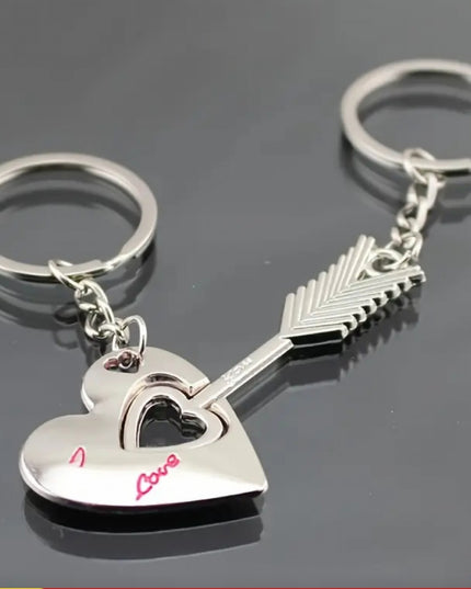 Love You Pierced Heart Set (Silver)