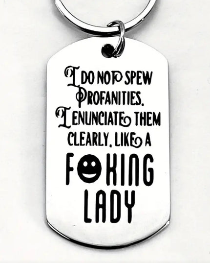 Profanity Lady Tag