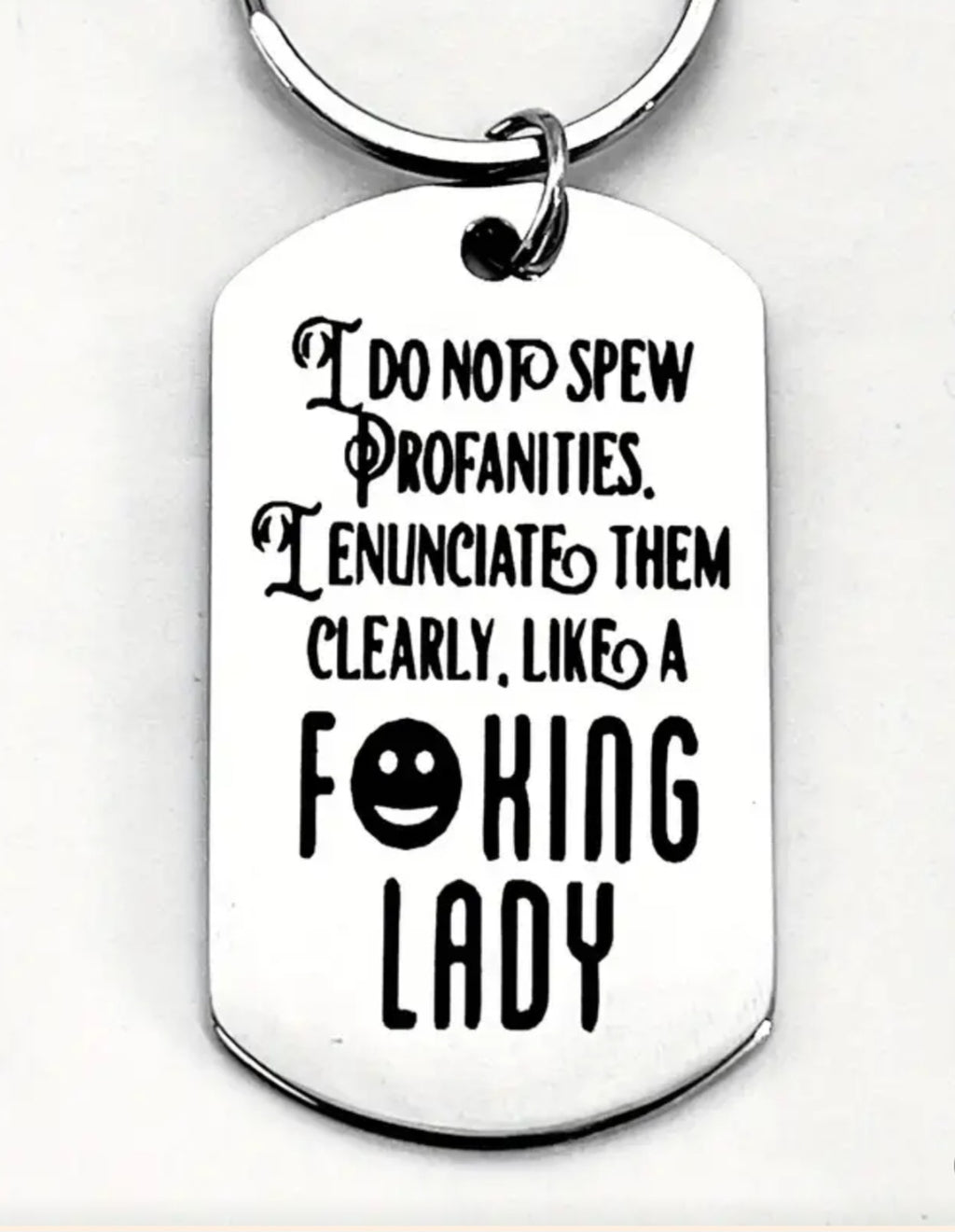 Profanity Lady Tag