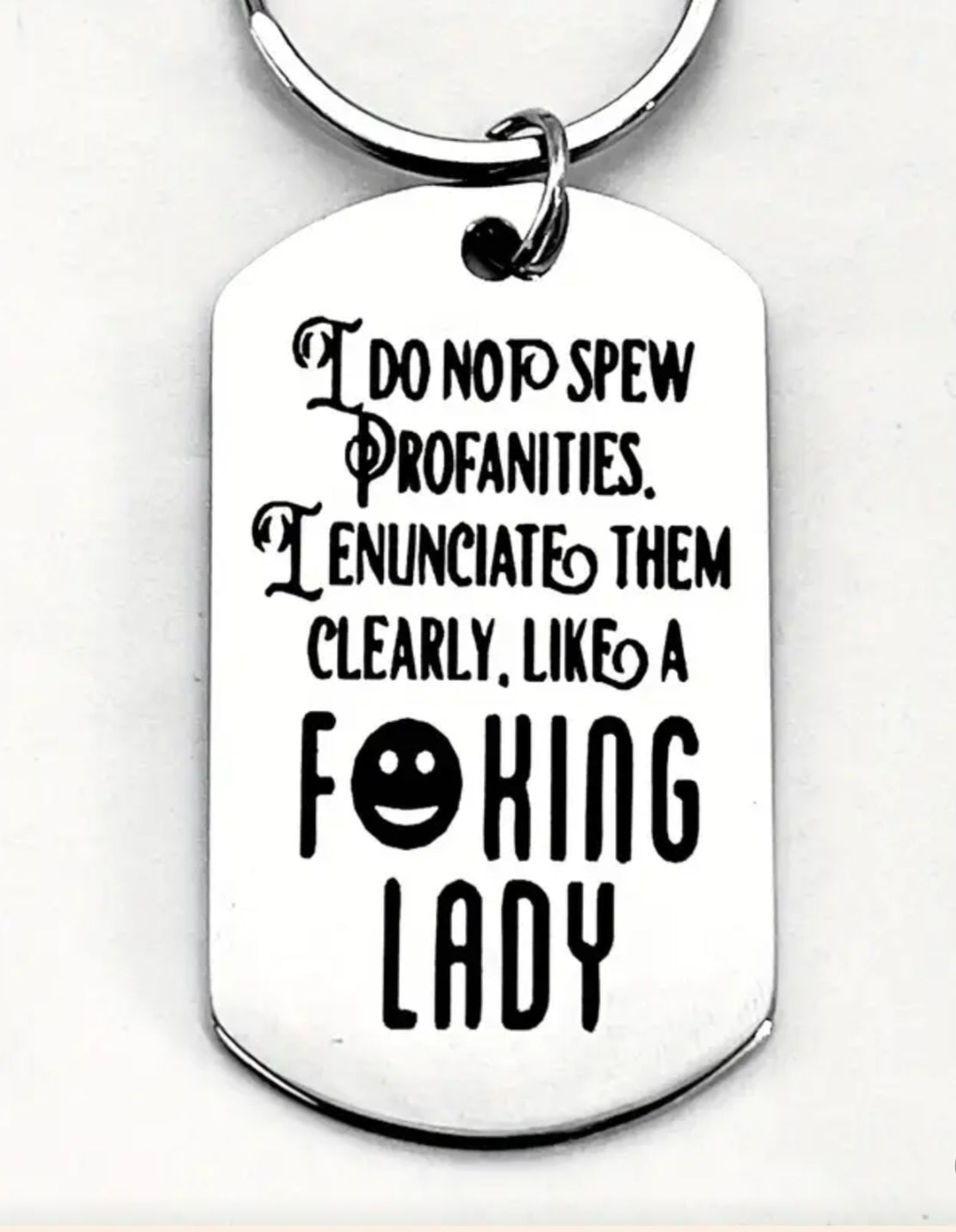 Profanity Lady Tag