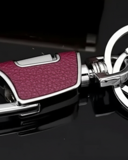 Double Ring Fob Clip 1 (Red)