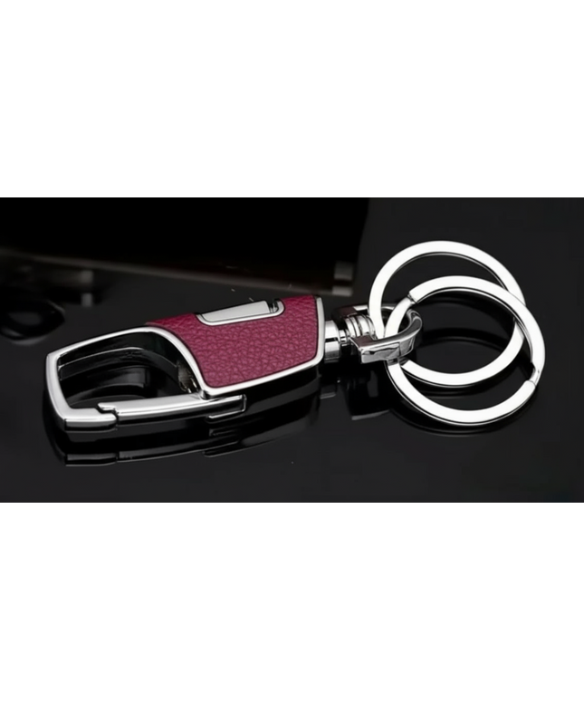 Double Ring Fob Clip 1 (Red)